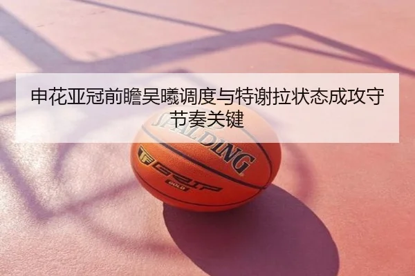 申花亚冠前瞻吴曦调度与特谢拉状态成攻守节奏关键